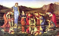 Burne-Jones, Sir Edward Coley - The Mirror of Venus